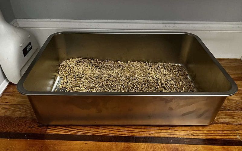 metal litter box for cats