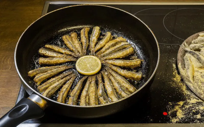 preparing anchovies