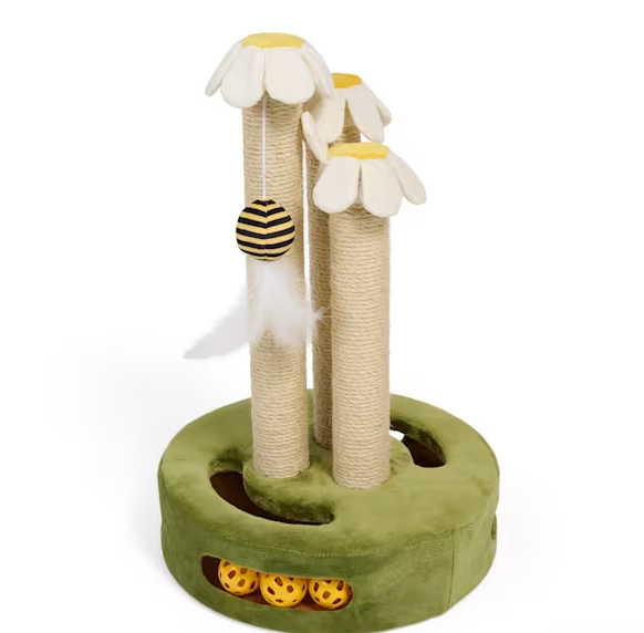 EveryYay Daisy 3-Sided Cat Scratching Post
