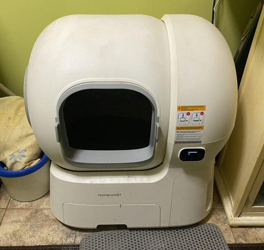 homerunpet in laundry room