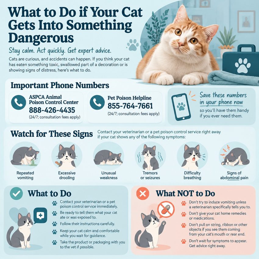 what to do in emergency for cats