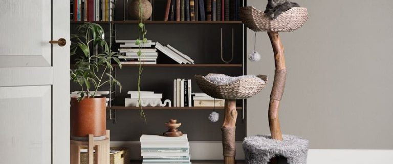 Wood Cat Trees and Towers for Your Feline Friend